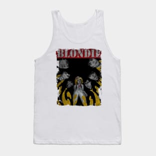 TEXTURE ART - BLONDIE ROCKBAND Tank Top